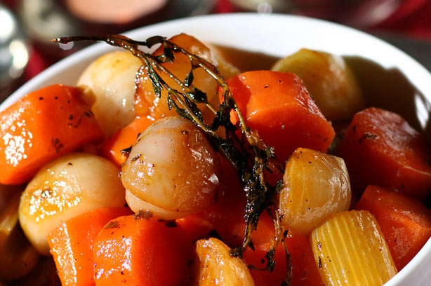 Ale braised carrot