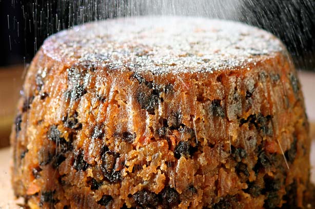 Lincoln carrot xmas pudding
