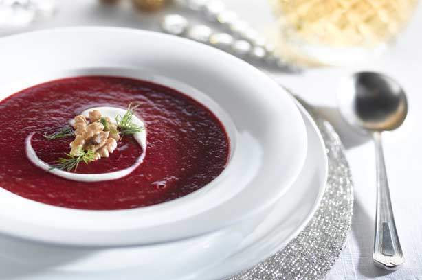 Beetroot and pomegranate soup recipe Beetroot and pomegranate soup recipe