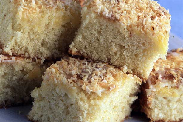 Pineapple and Coconut Squares