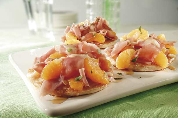Turkey Ham Pancakes