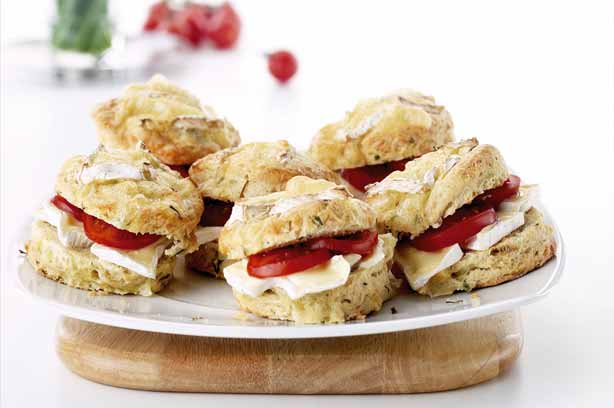 Camembert and Chive Scones