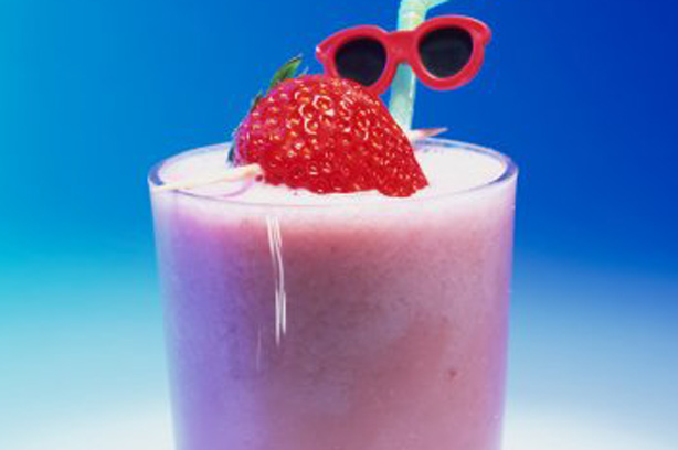 Strawberry Pina Colada cocktail