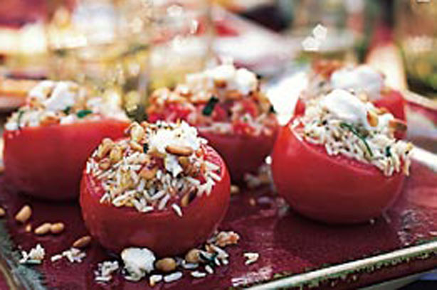 Feta stuffed tomatoes Feta stuffed tomatoes
