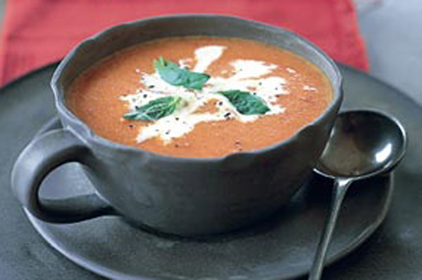 Cream of tomato soup
