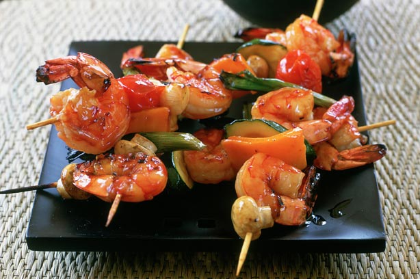 Sticky Tiger Prawns