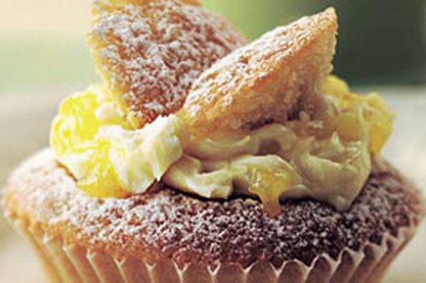 Lemon butterfly cake