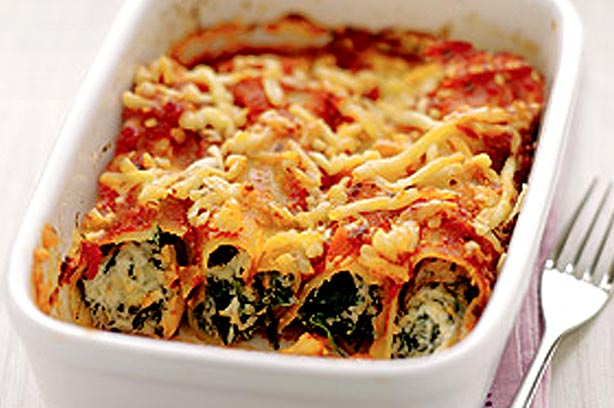 Spinach and ricotta pasta