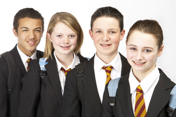 Pre-teen preparing for secondary school