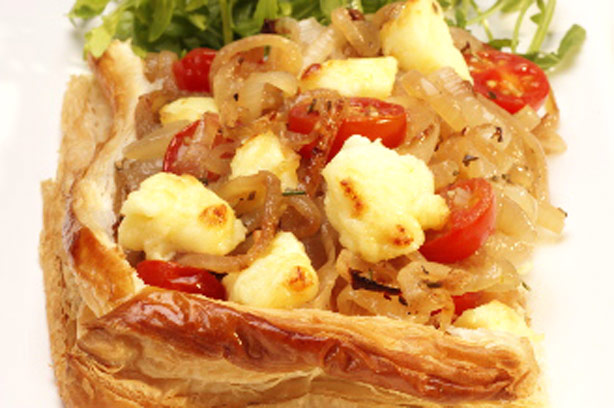 Onion and Cheshire cheese tart