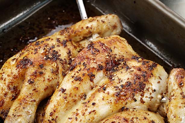 Spiced chicken with salsa