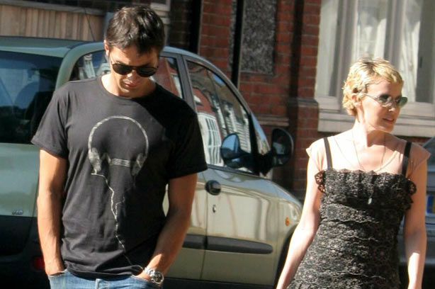 Kylie Minogue and Olivier Martinez