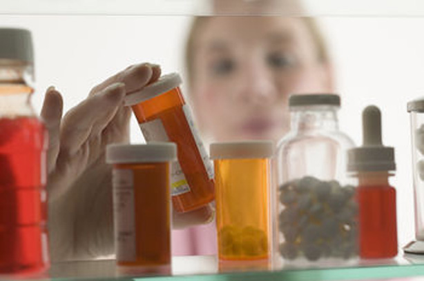 Medicine cabinet, medicine box, pills, tablets