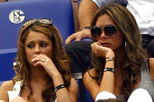 Cheryl Cole and Victoria Beckham