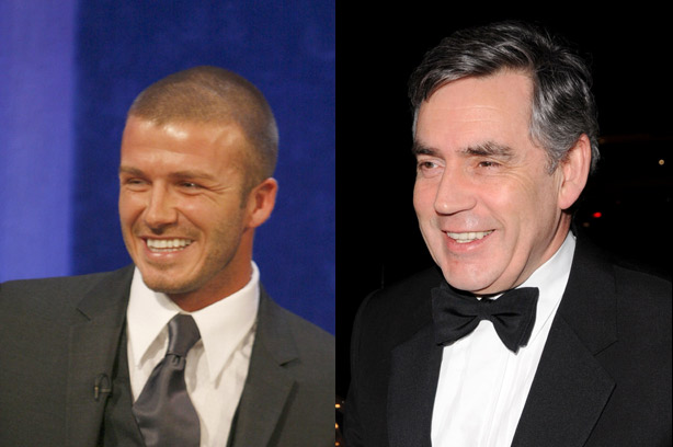 David Beckham and Gordon Brown_rex