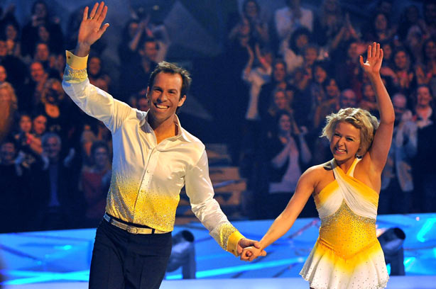 Greg Rusedski skating with partner Kristina Lenko_Rex