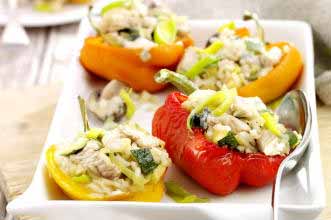 Sweet roasted turkey and peppers