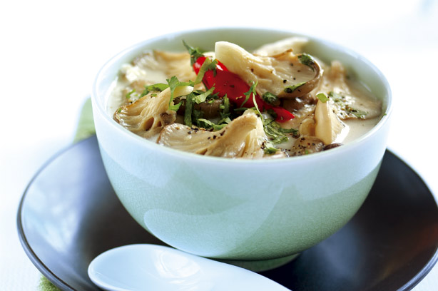 Coconut and chicken soup
