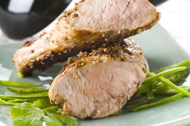 Roast pork loin