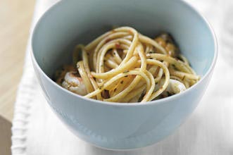 Seafood linguine, Delia Smith