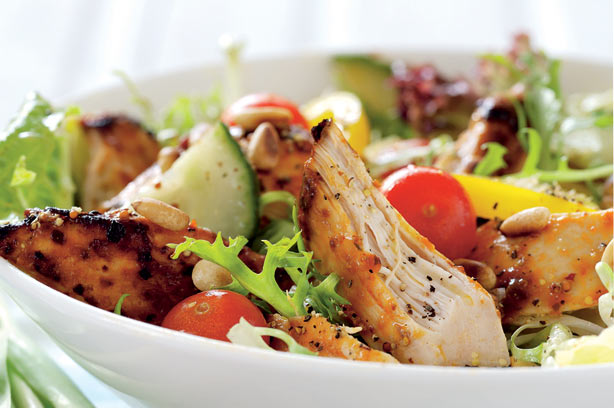 Sun-dried tomato chicken salad