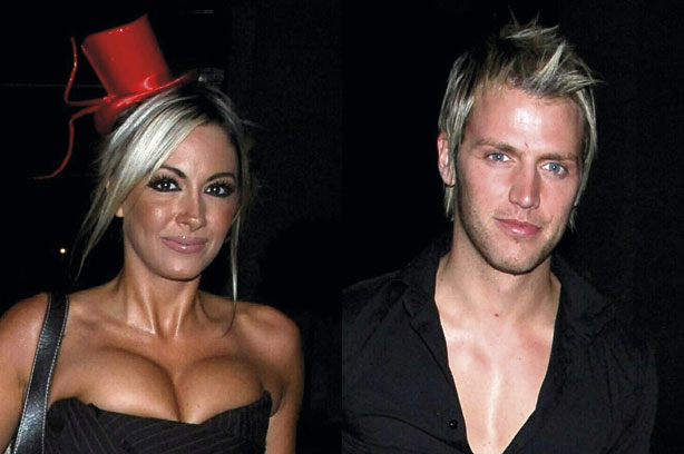 Jodie Marsh and Matt Peacock
