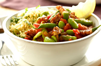 Summer vegetable tagine