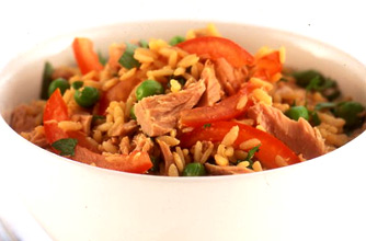 Tuna rice stir-fry Tuna rice stir-fry