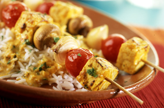 Halloumi skewers Halloumi skewers