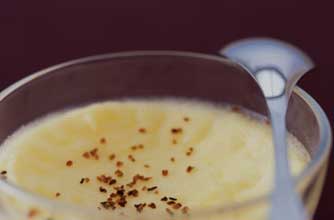 Baked egg custard