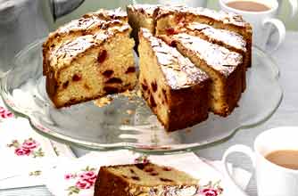cherry almond cake