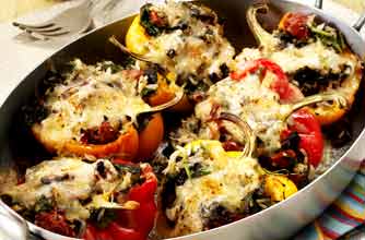 Mediterranean stuffed peppers