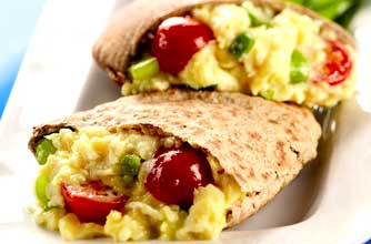 Veggie egg pittas Veggie egg pittas