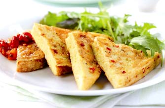 Egg bread with chilli