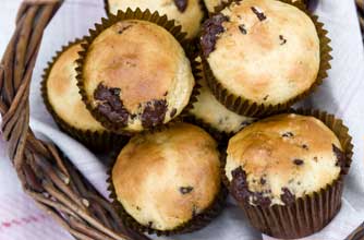 Orange chocolate muffins