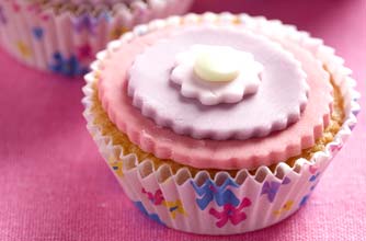 Flower power fairy cakes Flower power fairy cakes