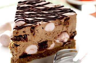 The 50 most delicious chocolate desserts - Rocky road cheesecake