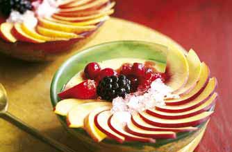 Peach pudding Peach pudding