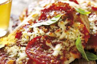 Pepperoni and mozzarella pitta pockets