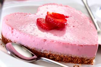 Heart Cheesecake