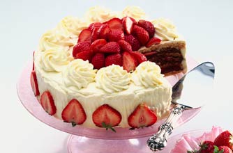 Strawberry cake