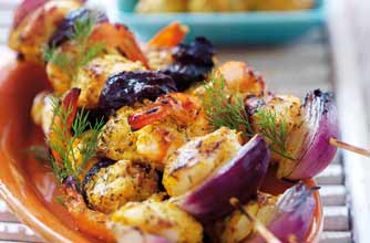 Keralan seafood tikka