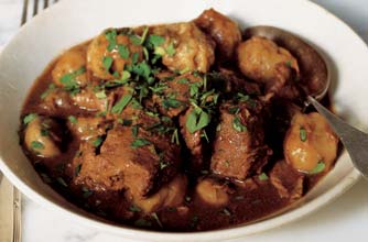 John Torode's stew and dumplings