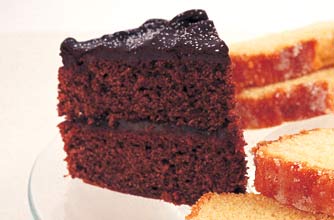 Mary Berry's three cakes in one - chocolate cake