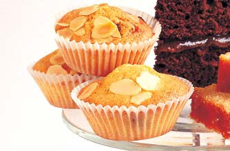Mary Berry's three cakes in one - almond fruity buns