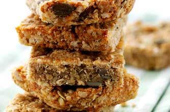 Cheese and oat slices