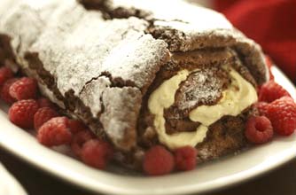 Mary Berry's ultimate chocolate roulade