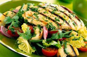 Chargrilled chicken and apple salad Chargrilled chicken and apple salad