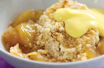 Phil Vickery's apple crumble Phil Vickery's apple crumble