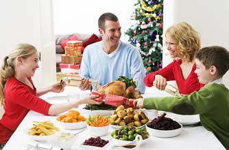 Christmas family dinner_Photolibrary